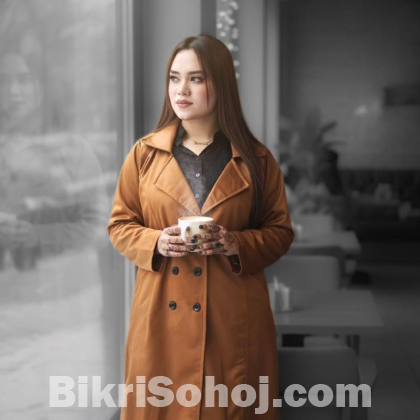 Stylish Ladies Overcoat ( Button System)